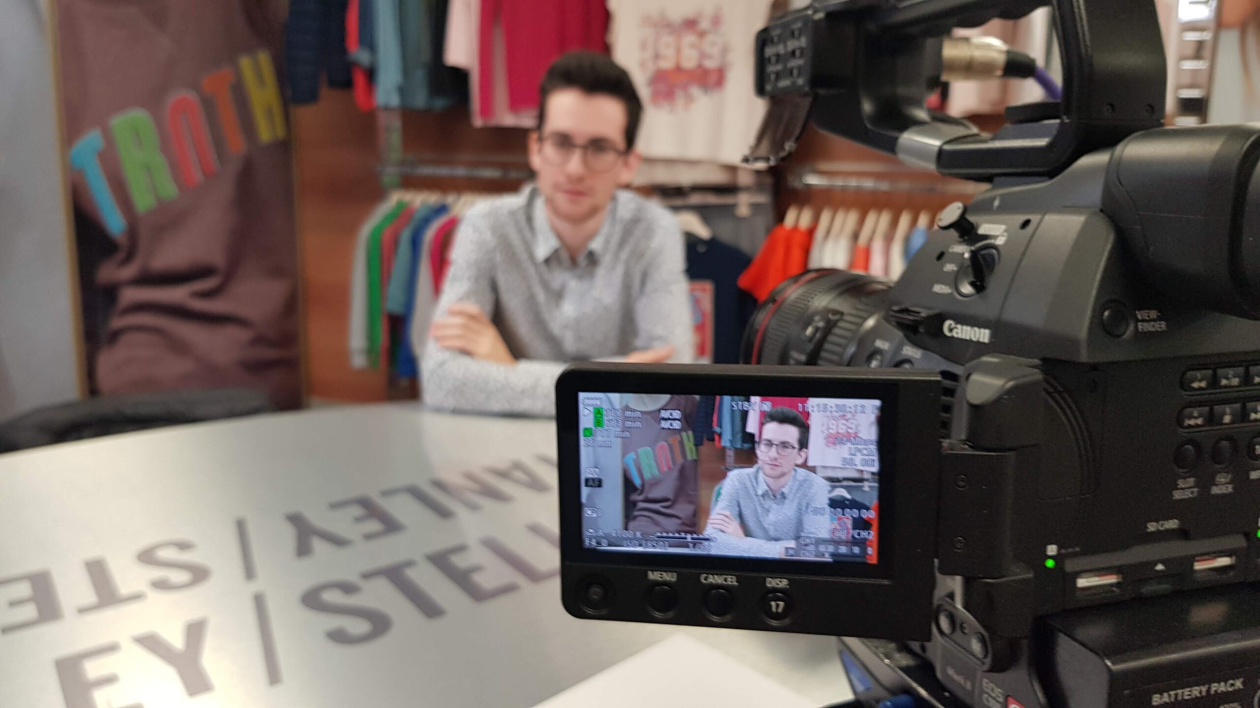 Filming client success story with Inkthreadable