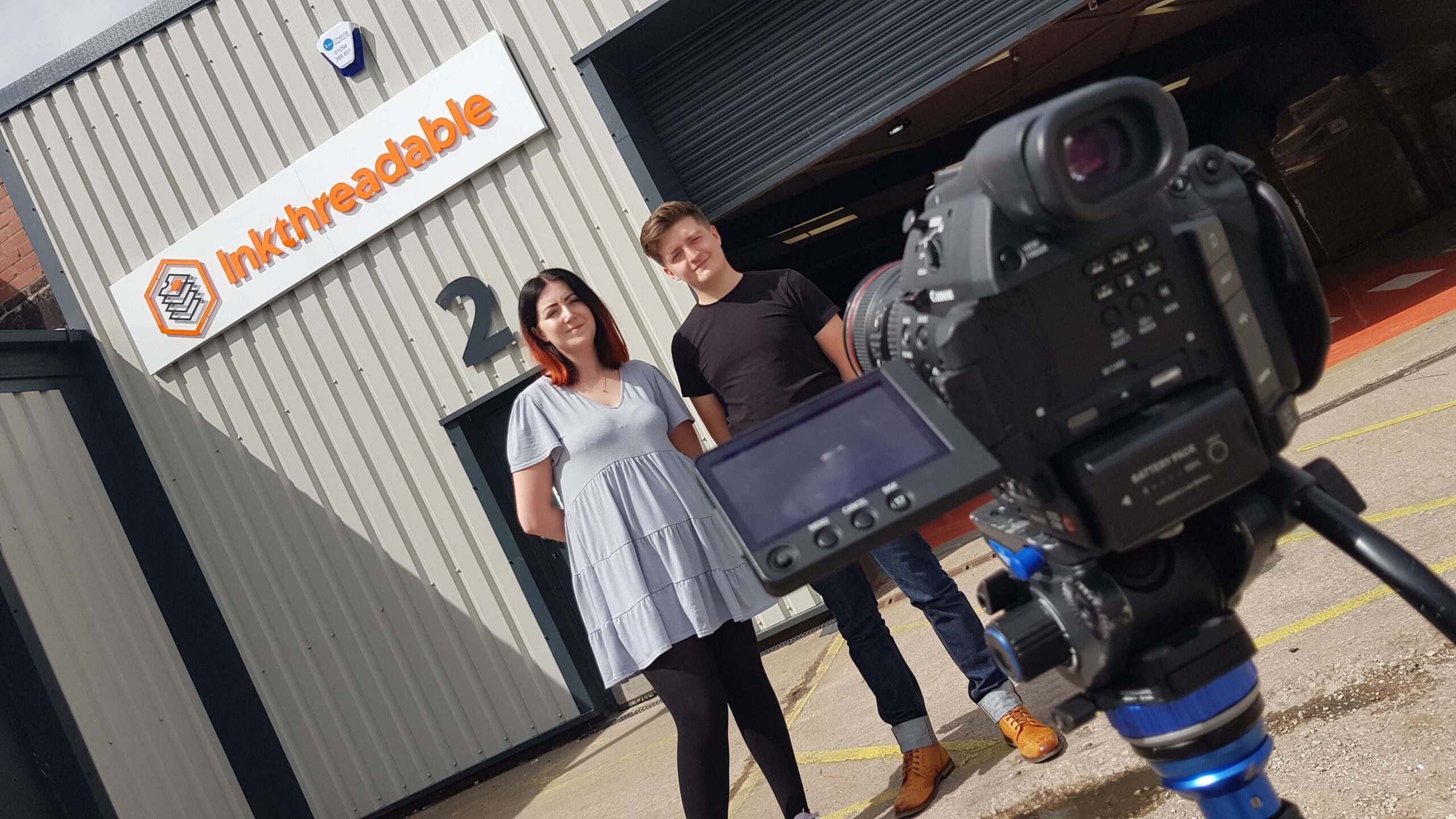 Filming client success story with Inkthreadable
